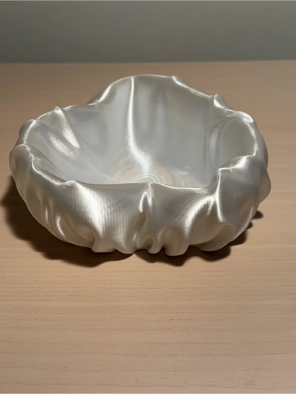Silk White Decorative Shell & Heart Trinket Tray 3D Printed – Set of 2